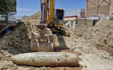 خنثی‌سازی بمب سنگرشکن در شهرستان چگنی