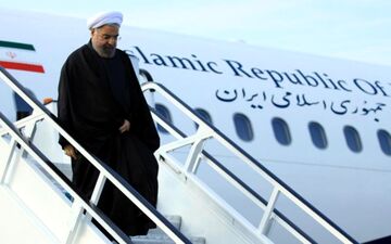  رییس جمهوری وارد گلستان شد