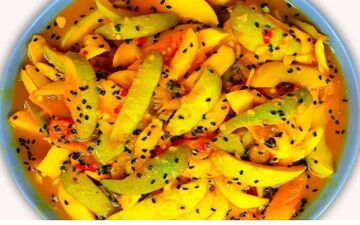 طرز تهیه خوشمزه ترین ترشی دنیا | بیا درست کردن ترشی انبه رو بهت یاد بدم