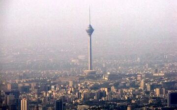 آلودگی هوای تهران در وضعیت نارنجی