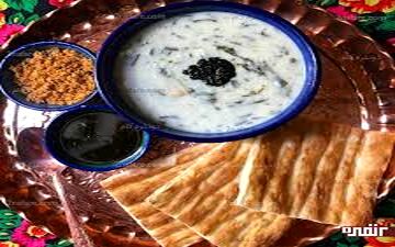 طرز تهیه آش دوغه وا خوشمزه کرمانشاهی!