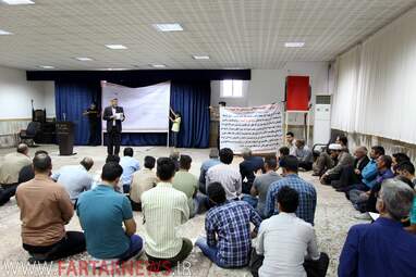 تجمع اهالی روستای ده‌کبود در بیت امام جمعه کرمانشاه و پیگیری  دکتر علیرضا شهرستانی به روایت تصویر