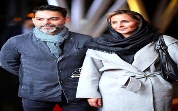 سوژه شدن لباس بدطرح و بد برش همسر پیمان معادی در جشنواره کن/ طناب دور کمر لباس چیه؟!