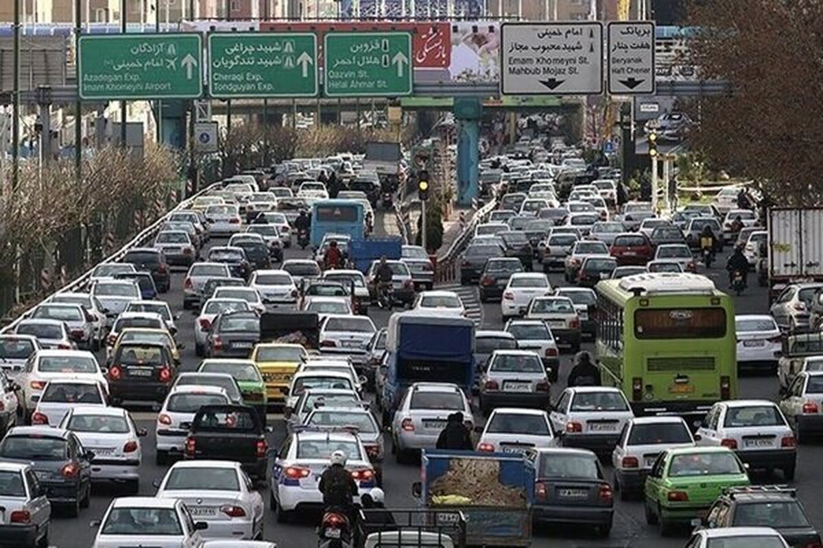 ترافیک سنگین در بزرگراه&zwnj;های تهران؛ این مسیرها شلوغ&zwnj;ترند
