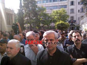 گزارش تصویری از تشیع پیکر سید ضیاءالدین دری