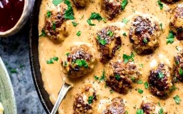 طرز تهیه کوفته ریزه با سس کشک!