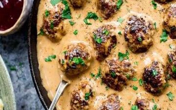طرز تهیه کوفته ریزه با سس کشک!