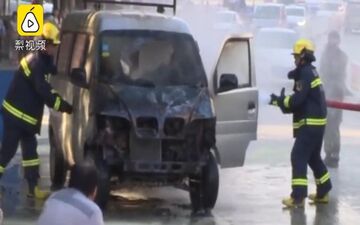 باور خرافی راننده، حادثه آفرید! +فیلم 