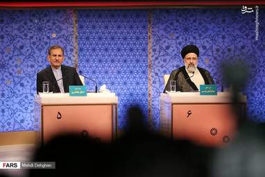پشت صحنه آخرین مناظره کاندیداها + تصاویر