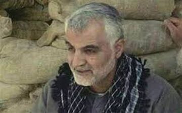 حضور حاج قاسم در مناطق سیل‌زده خوزستان