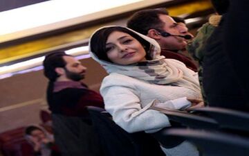  بازیگر زن ایرانی در ورزشگاه ابوظبی/ ببینید 
