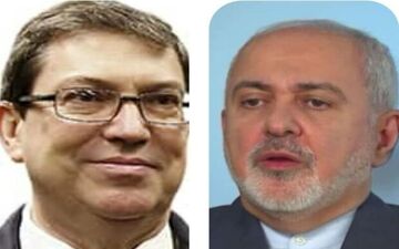 ظریف با وزیر خارجه کوبا گفتگو کرد
