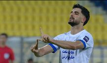 گل دوم استقلال به الغرافه با ضربه گودرزی + ویدئو