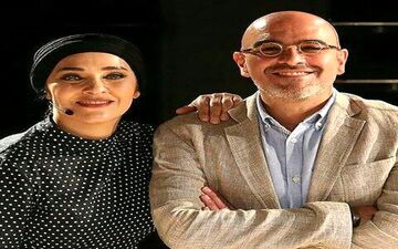 حجاب خاص رویا نونهالی درکنار همسرش/ عکس
