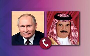  رایزنی پوتین با پادشاه بحرین درباره جنگ ایران 