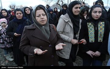 همدردی مردم همدان با آتش نشانان حادثه پلاسکو 