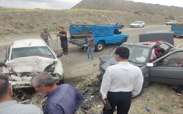 نیمه‌شب خونین در جاده قیر و کارزین؛ واژگونی سمند جان ۳ نفر را گرفت