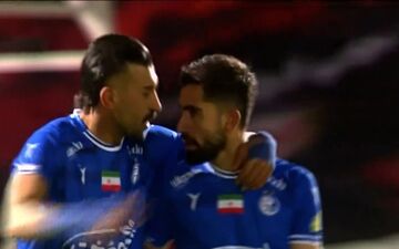 گل اول استقلال به پرسپولیس توسط کوشکی + ویدئو