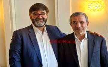 سورپزایز محمود احمدی‌نژاد برای رضا بهمنی جوکنی / جشن تولد به سبک آقای رئیس جمهور+ویدیو