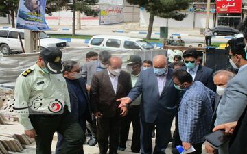 گزارش تصویری/ بازدید استاندار کرمانشاه از پروژه های عمرانی شهرستان سرپل ذهاب