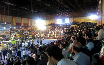 گردهمایی حامیان رییسی