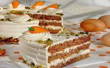 این کیک فوق العاده س!| طرز تهیه کیک هویج خامه‌ای