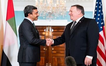 واشنگتن میزبان مذاکرات وزرای خارجه امارات و آمریکا