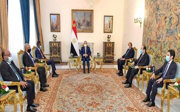 رئیس جمهور مصر بر موضع کشورش در حمایت از سودان در برابر اتیوپی تأکید کرد
