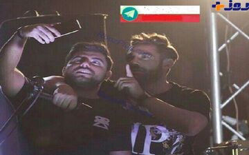 سلفی جالب رضا گلزار و همکار معروفش سرصحنه