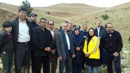 همایش دوچرخه‌سواری و کاشت درخت در ارتفاعات کرمانشاه 