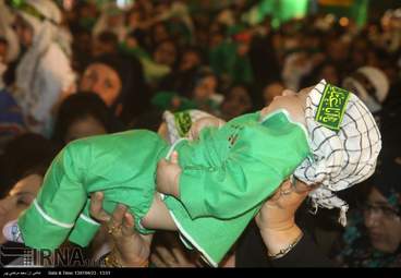 نوایی لالایی در حسینه عاشقان ثارالله یاسوج + عکس