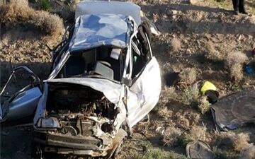 یک فوتی و ۴ مصدوم حاصل سقوط خودرو به دره در جاده چالوس