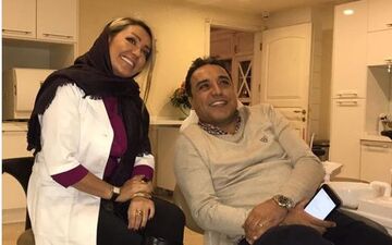 بهزاد محمدی در مطب دندانپزشکی خانم دکتر سرشناس (عکس)