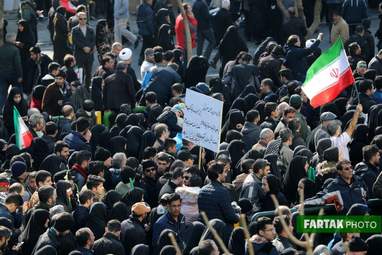 راهپیمایی وداع با سردار سلیمانی