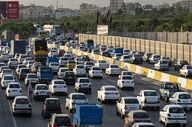 ترافیک سنگین در آزادراه قزوین- کرج- تهران