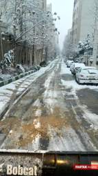 برف در تهران