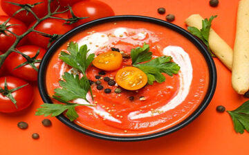 طرز تهیه  سوپ گوجه فرنگی | خیلی خوشمزه س!