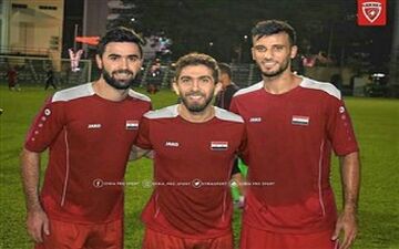 جشن و پایکوبی زودهنگام سوری ها قبل از شروع بازی
