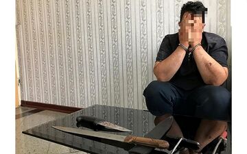 حمله به پلیس تهران با قمه در صادقیه
