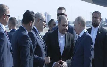 ولادیمیر پوتین وارد تهران شد