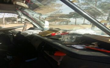 مرگ راننده در اتاقک دربسته خاور + تصاویر