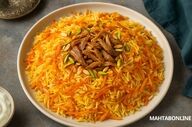 هویج‌پلو شیرازی؛ ترکیبی خوش‌رنگ و خوش‌طعم از جنوب ایران