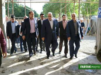 بازدید استاندار و مدیرکل میراث‌فرهنگی کرمانشاه از هتل کلینک ماد