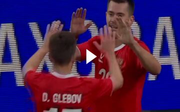 گل اول روسیه به ایران  + ویدئو