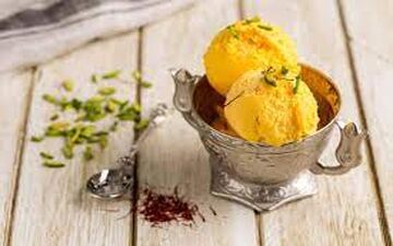طرز تهیه بستنی زعفرانی سنتی | بستنی خانگی !