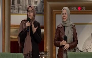 توضیحات جالب یک خانم درباره طول، عرض و حجم زندگی در برنامه دورهمی + فیلم