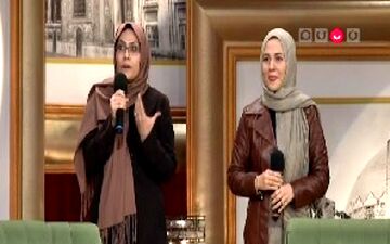 توضیحات جالب یک خانم درباره طول، عرض و حجم زندگی در برنامه دورهمی + فیلم