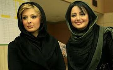 نیوشا ضیغمی و شیلا خداداد در یک مراسم