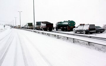  برف و کولاک در جاده‌های چند استان