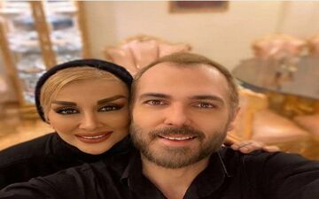 تیپ عجیب و غریب کوروش تهامی در کنار همسر دومش!
